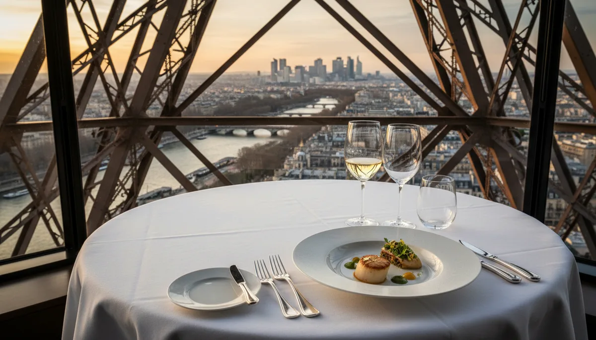 Quel est le prix d'un repas au restaurant de la Tour Eiffel ? Menus, formules et alternatives