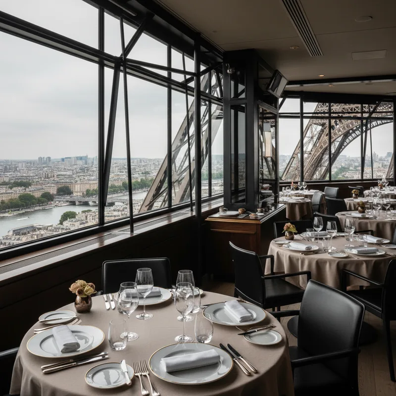 Les deux restaurants de la Tour Eiffel : chefs étoilés, menus et prix