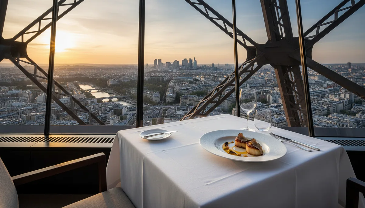 Restaurant tour Eiffel : menus, prix et formules en 2026